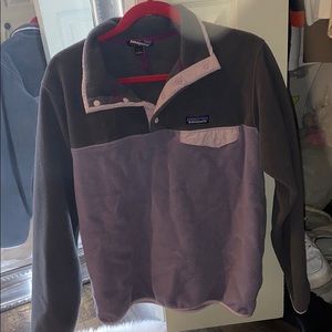 NWOT Patagonia snap synchilla sz L